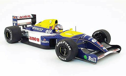 Renault F1 1991 1/18 Minichamps williams fw 14 mansell miniature