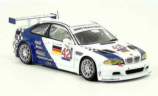 Bmw M3 course 1/43 Minichamps GTR E46 ELMS Letho Muller 2001 miniature