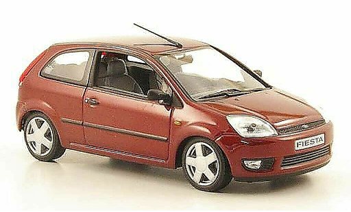Ford Fiesta MKIV 1/43 Minichamps met. rouge miniature