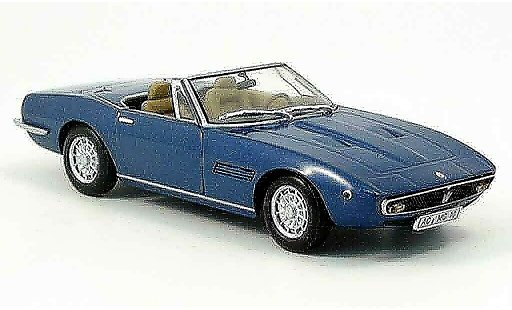 Maserati Ghibli spyder 1/43 Minichamps bleu 1969 miniature