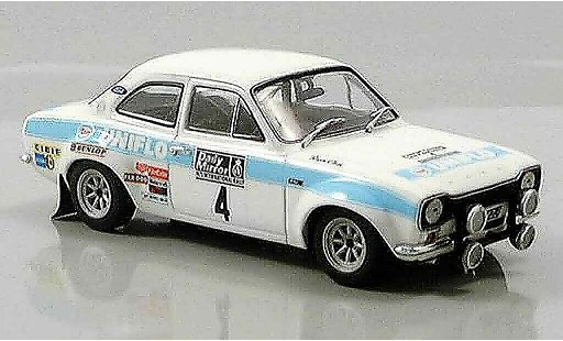 Ford Escort RS 1600 1/43 Minichamps RAC Clark Mason vainqueur 1972 MK1 miniature