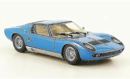 Lamborghini Miura Base 1/43 Minichamps bleu 1966 miniature