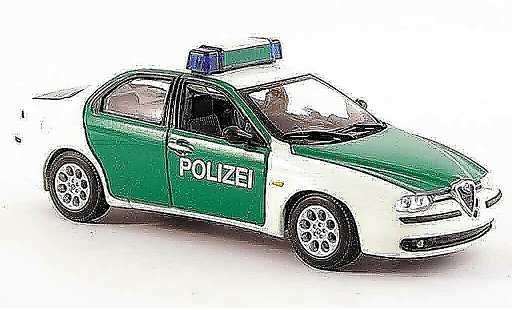 Alfa Romeo 156 polizia 1/43 Minichamps police Allemagne 1997 miniature