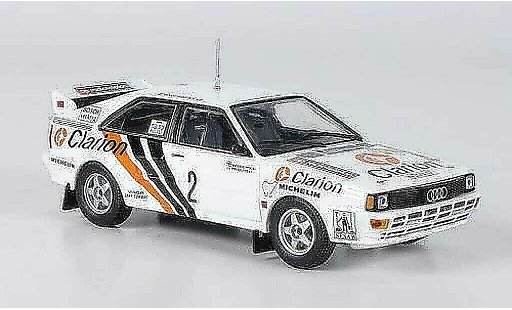 Audi Quattro rallye 1/43 Minichamps No.2 Clarion Eklund/Whitlock Rally Su&Atilde;&uml;de 1984 miniature