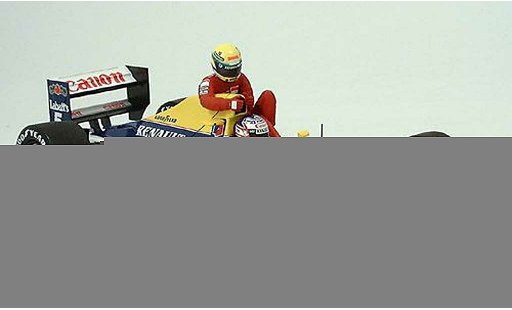 Renault F1 1991 1/18 Minichamps williams fw 14 mansell-senna gp gb miniature