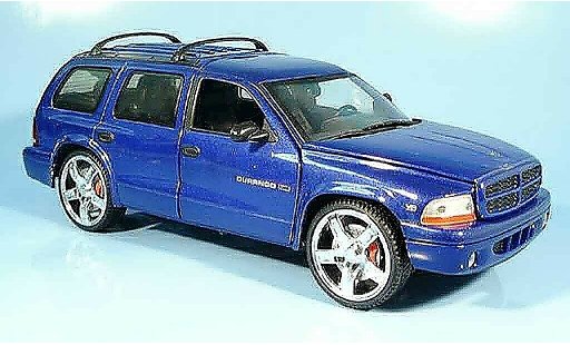Dodge Durango SUV 1/18 Ertl bleu miniature