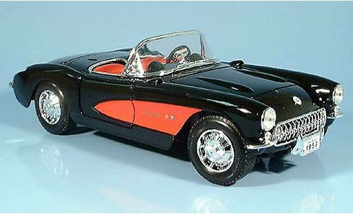 Chevrolet Corvette Convertible 1/18 Yat Ming C1 noire 1957 miniature