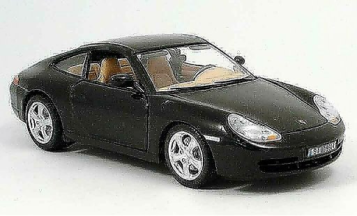 Porsche 911 Carrera 1/18 Burago 4 noire miniature