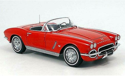 Chevrolet Corvette Convertible 1/18 Autoart C1 rouge 1962 miniature