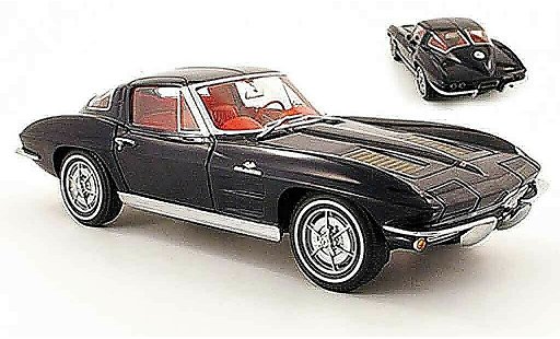 Chevrolet Corvette Coupe 1/18 Autoart C2 (c2) bleu 1963 miniature