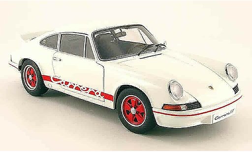 Porsche 911 RS 1/18 Autoart 2.7 carrera blanche/rouge 1973 miniature
