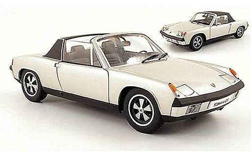 Porsche 914/6 Base 1/18 Autoart 6 grise metallisee grise miniature