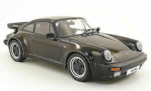 Porsche 911 Turbo 1/18 Autoart 3.3 noire miniature