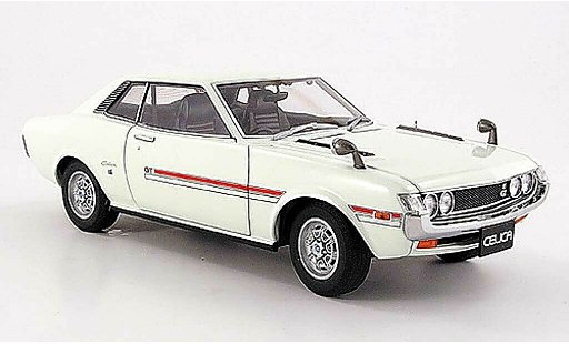 Toyota Celica 1600 GT 1/18 Autoart (ta 22) blanche 1970 miniature