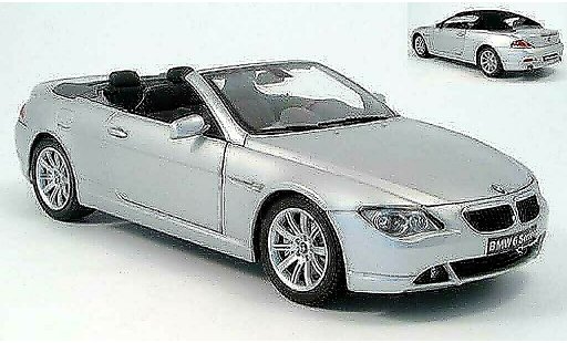 Bmw 645 Cabriolet 1/18 Kyosho E64 ci grise 2004 miniature