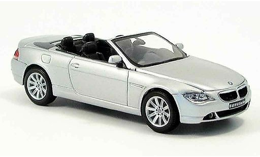 Bmw 645 Cabriolet 1/43 Kyosho E64 CI grise metallisee capote liegt bei miniature