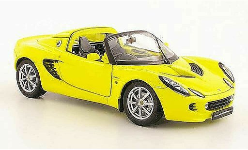 Lotus Elise 111S 1/18 Welly jaune RHD 2002 miniature