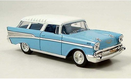 Chevrolet Nomad Station Wagon 1/43 Yat Ming bleu 1957 miniature