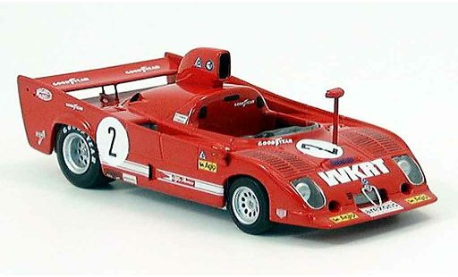 Alfa Romeo 33.3 tt12 1/43 Minichamps 1975 tt 12 no.2 laffite nerzario vainqueur monza miniature