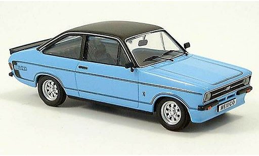 Ford Escort Mexico 1/43 Trofeu bleue/noire miniature