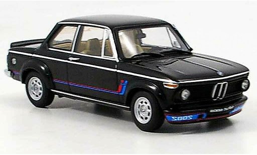 Bmw 2002 Turbo 1/43 Autoart noire 1973 miniature