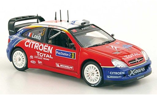 Citroen Xsara WRC 2004 1/43 Norev No.3 S.Loeb / D.Elena Tour de Corse miniature