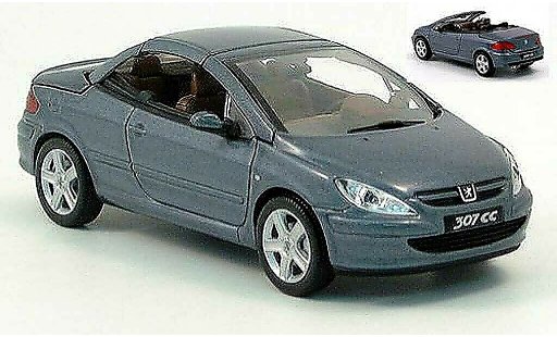 Peugeot 307 WRC 1/43 Norev CC anthracite avec funktionsfahigem capote 2004 miniature