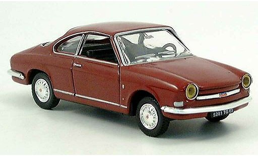 Simca 1000 Coupe 1/43 Norev noire-rouge miniature