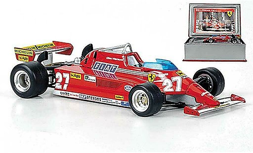 Ferrari 126 C2 1/43 IXO No. 27 G.Villeneuve GP Monaco miniature