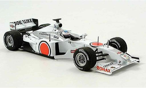 Honda F1 Base 1/43 Minichamps BAR 002 T. Sato 1. Test Barcelona 2000 miniature