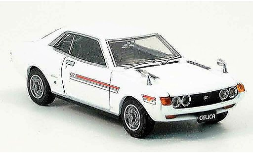 Toyota Celica Base 1/43 Ebbro 1600 gt blanche miniature