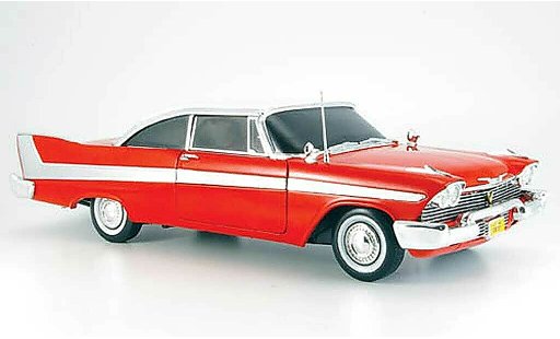 Plymouth Fury Christine 1/18 Ertl rouge/blanche 1958 miniature