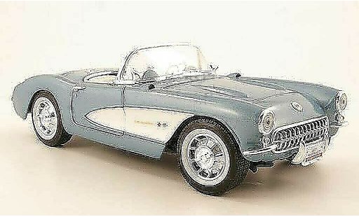 Chevrolet Corvette Convertible 1/18 Yat Ming C1 bleu 1957 miniature