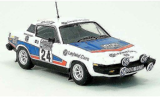 Triumph TR7 1976 1/43 Trofeu RAC No. 24 Culcheth Syer miniature