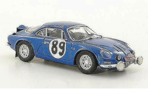 Alpine A110 1600 s 1/43 Trofeu No.89 Vinatier / Jacob Rally Monte Carlo 1968 miniature