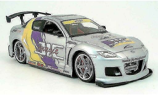 Mazda RX8 Base 1/18 Jada Toys tuning version grise austauschfelgen leige 2004 miniature
