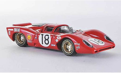 Ferrari 312 P 1/43 Best Coupe LM Rodriguez-Piper 1969 miniature