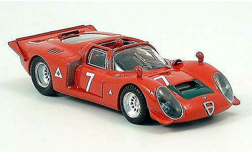 Alfa Romeo 33.2 spyder 1/43 Best 1968 No.7 Facetti/Biscaldi Mugello miniature