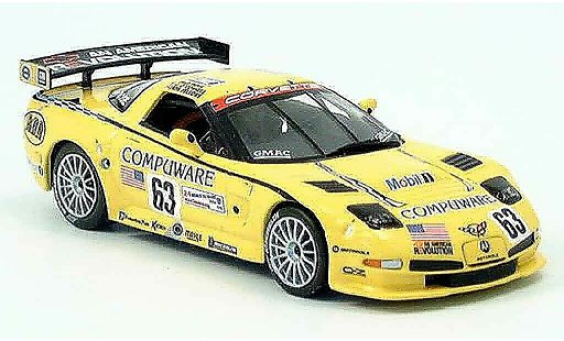 Chevrolet Corvette course 1/43 IXO C5 R No. 63 Le Mans 2004 miniature