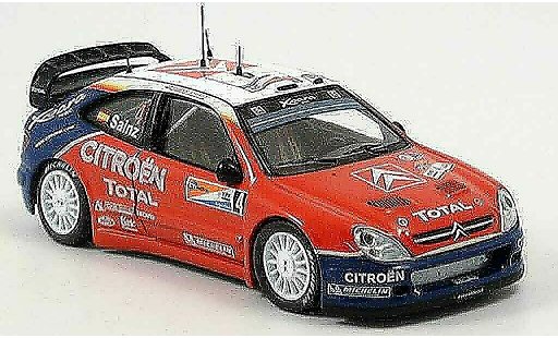 Citroen Xsara WRC 2004 1/43 IXO sainz martin vainqueur argentine miniature