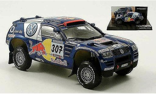Volkswagen Touareg Dakar 1/43 Minichamps rallye saby perin 2005 miniature