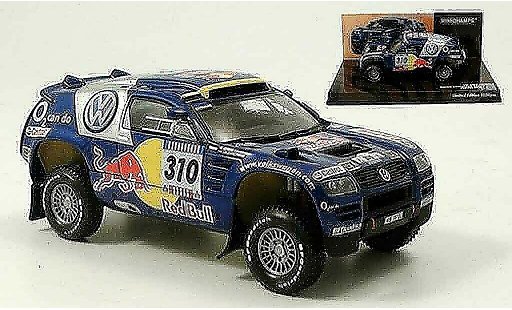 Volkswagen Touareg Dakar 1/43 Minichamps rallye kleinschmidt pons 2005 miniature