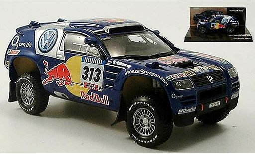 Volkswagen Touareg Dakar 1/43 Minichamps rallye kankkunen repo 2005 miniature