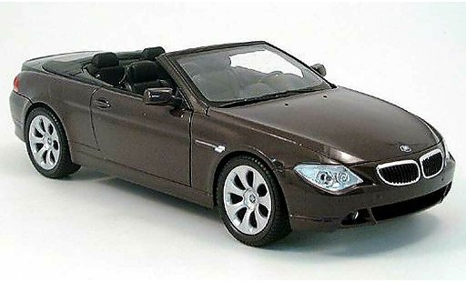 Bmw 645 Cabriolet 1/18 Welly E64 ci rouge 2004 miniature