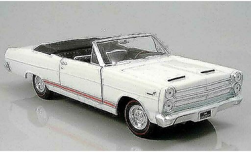 Mercury Cyclone GT 1/18 Yat Ming blanche avec echtem leder 1966 miniature