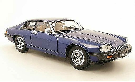 Jaguar XJS 1975 1/18 Yat Ming bleu miniature