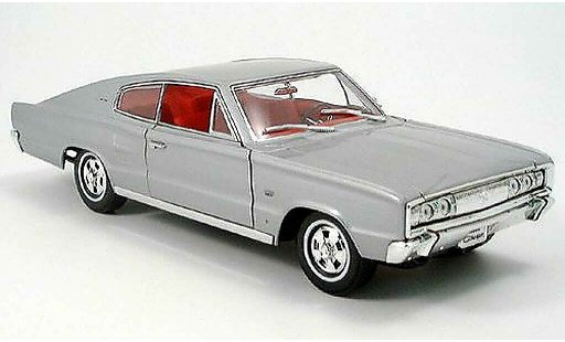 Dodge Charger 1966 1/18 Yat Ming grise miniature