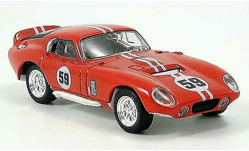 Shelby Daytona Coupe Base 1/43 Yat Ming No.59 rouge 1965 miniature