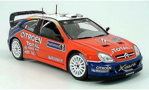 Citroen Xsara WRC 2004 1/18 Solido no.3 total vainqueur tour de corse miniature