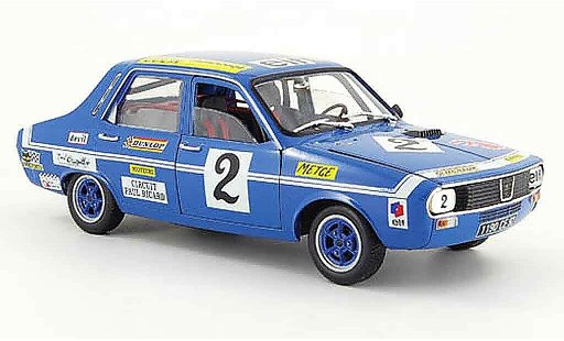 Renault 12 Gordini 1/18 Solido no.2 metge racing miniature